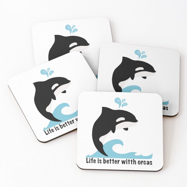 Item preview, Life is better with orcas  designed and sold by Manar Altaweel.