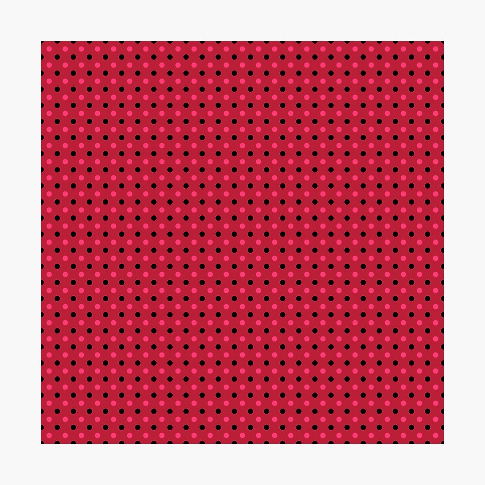 Red On Black Polka Dots  Twitter backgrounds, Red background