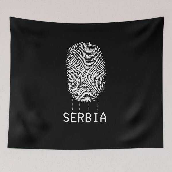 Item preview, Balkans, Fingerprint Serbia designed and sold by Balkanized.