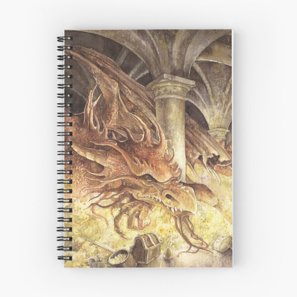 Artikelvorschau, Bilbo und Smaug der Drache entworfen und verkauft von Katarzyna Kmiecik.