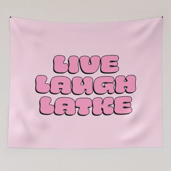 Item preview, Live Laugh Latke | Ironic Jewish Quote designed and sold by MorahFish.