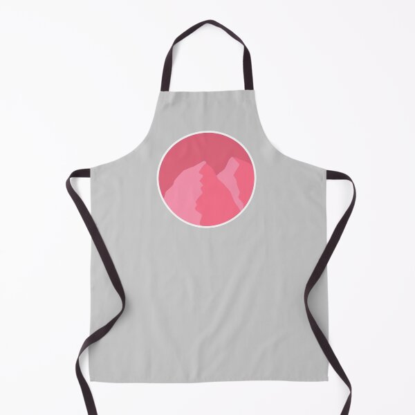 Item preview, White outline pink mountains designed and sold by Jaennot.