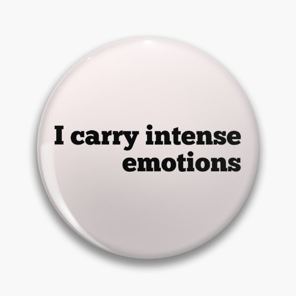 Item preview, Funny i carry intense emotions stickers  designed and sold by cizito.