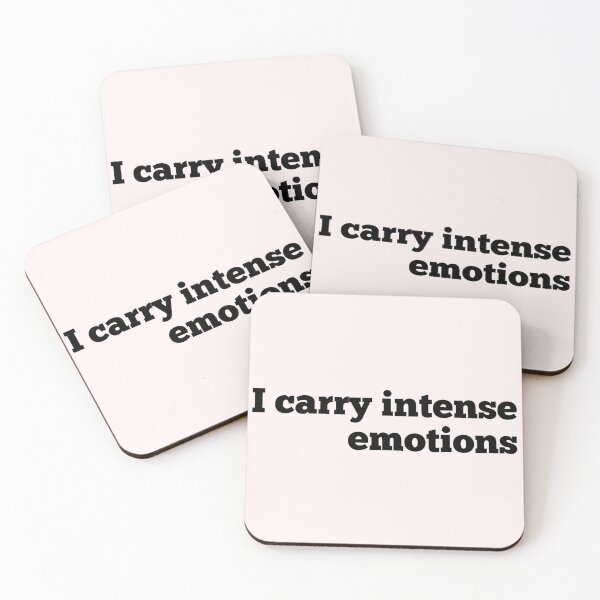 Item preview, Funny i carry intense emotions stickers  designed and sold by cizito.