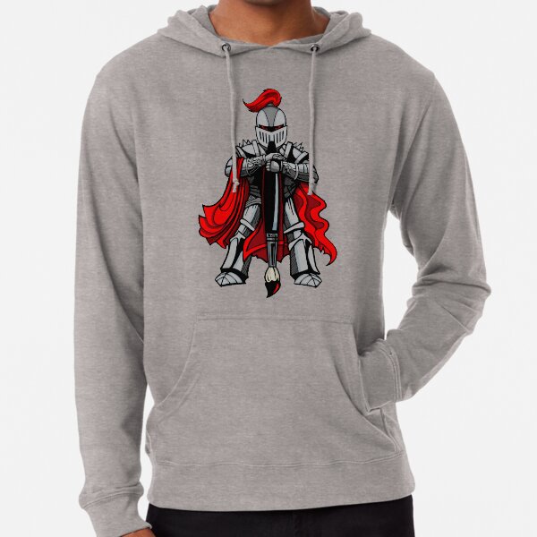 suit of armor hoodie