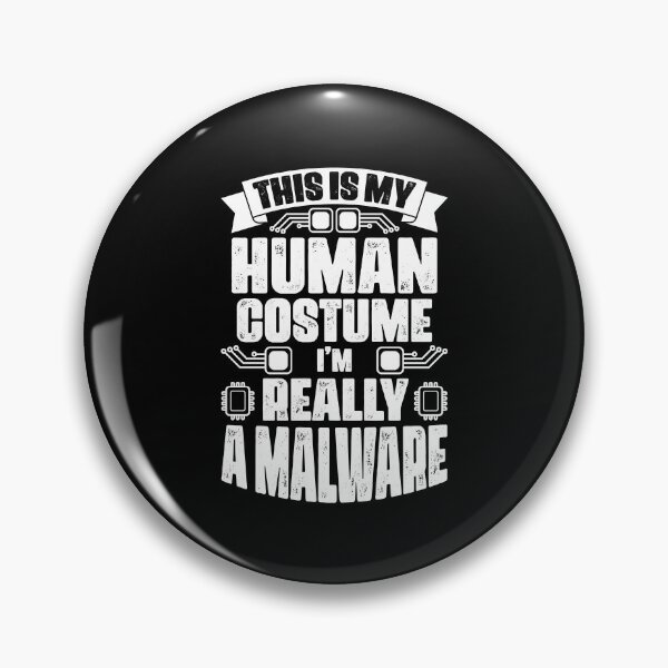 Item preview, Funny This Is My Human Costume For A Cyber Security Expert designed and sold by Nessshirts.