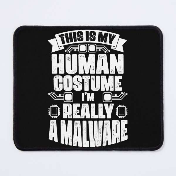 Item preview, Funny This Is My Human Costume For A Cyber Security Expert designed and sold by Nessshirts.