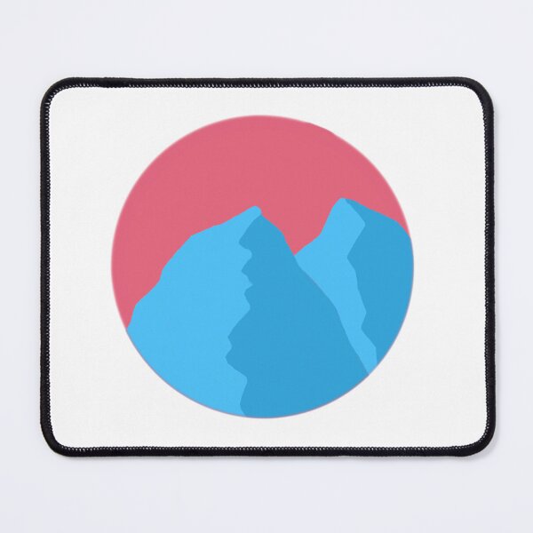 Item preview, Blue mountains pink background designed and sold by Jaennot.