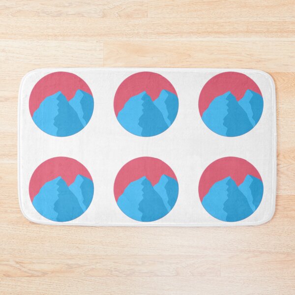 Item preview, Blue mountains pink background designed and sold by Jaennot.