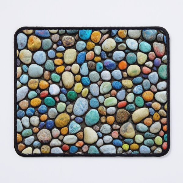 Item preview, Colorful pebbles 2 designed and sold by blackwhiteblue.