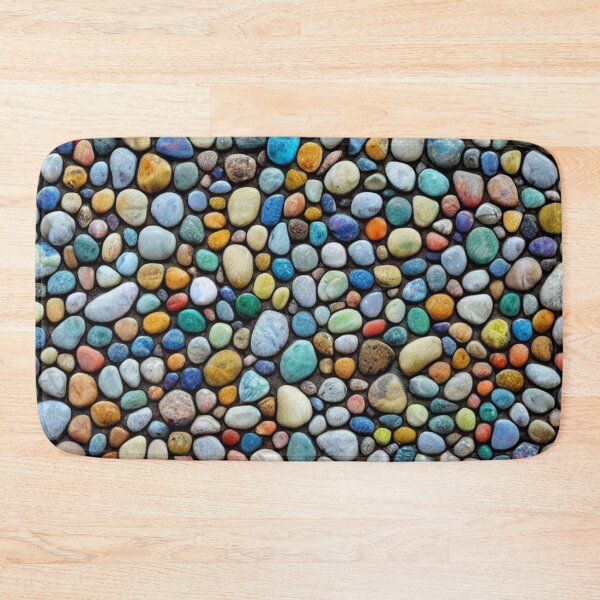 Item preview, Colorful pebbles 2 designed and sold by blackwhiteblue.