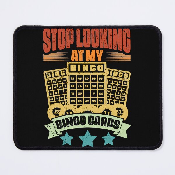 Item preview, Vintage Stop Looking At My Bingo Cards Bingo Queen Bingo Fan designed and sold by Nessshirts.