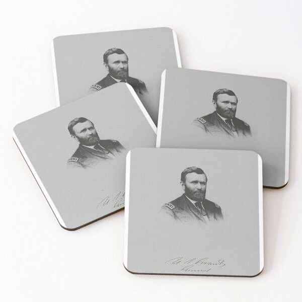 Item preview, general ulysses grant and his signature war is hell store designed and sold by coistandar2.