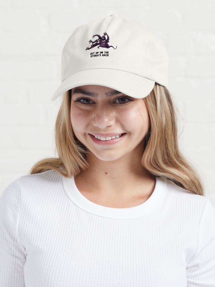 Imagen 6 de 7, Gorra con la obra Sube a la espalda de la hidra, diseñada y vendida por BrandonKellogg.