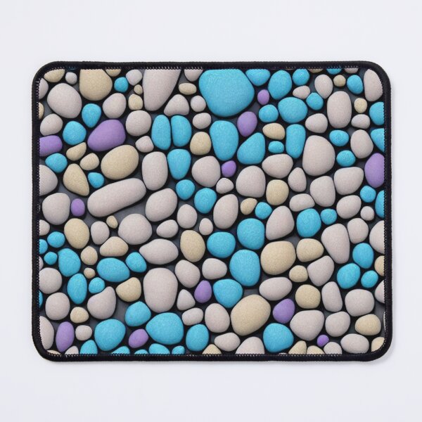 Item preview, Colorful pebbles 3 designed and sold by blackwhiteblue.