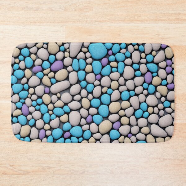 Item preview, Colorful pebbles 3 designed and sold by blackwhiteblue.