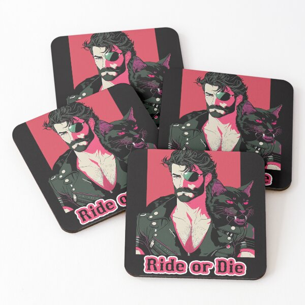Item preview, Ride or Die Outlaw Cat Dad designed and sold by Tanis-Tweedale.