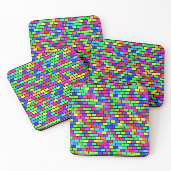 Item preview, Beautiful Rainbow coloured Patterns with brickwork are absolutely amazing  designed and sold by Tiannalaw.