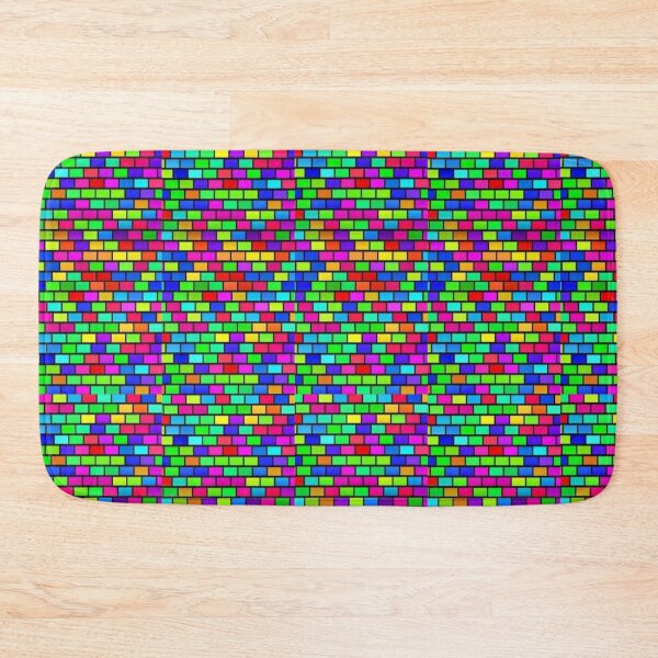 Item preview, Beautiful Rainbow coloured Patterns with brickwork are absolutely amazing  designed and sold by Tiannalaw.