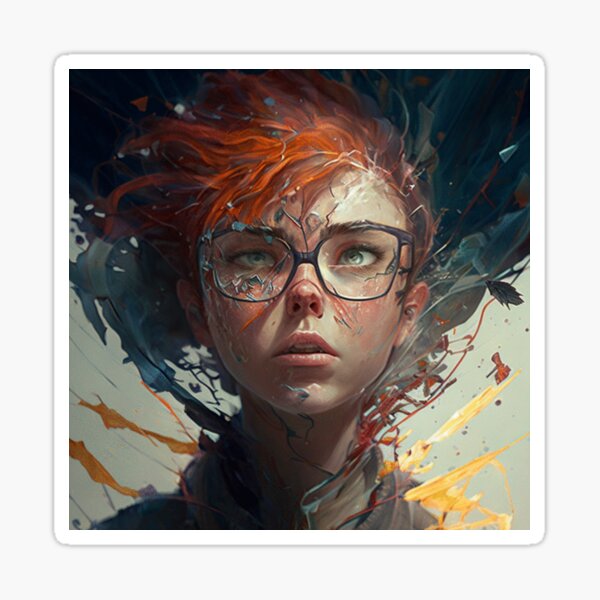 The boy Sticker