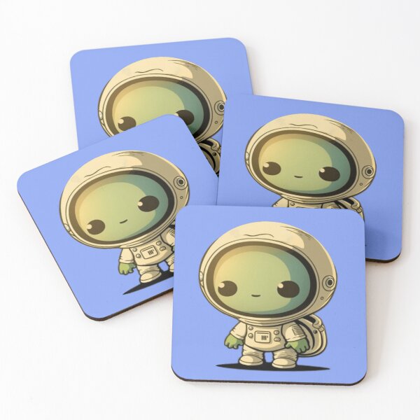Item preview, Cute Little Alien Astronaut designed and sold by SilverFrog.