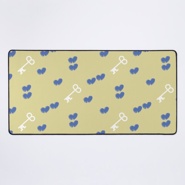 Item preview, Hand-drawn Digital Art. Blue Heart & Key designed and sold by DigiPicStock.
