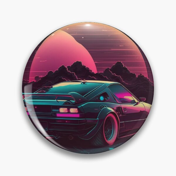 Item preview, Neon 80s Inspired Toyota Synthwave designed and sold by yaekus.