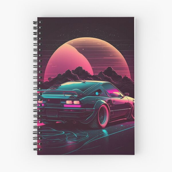 Item preview, Neon 80s Inspired Toyota Synthwave designed and sold by yaekus.