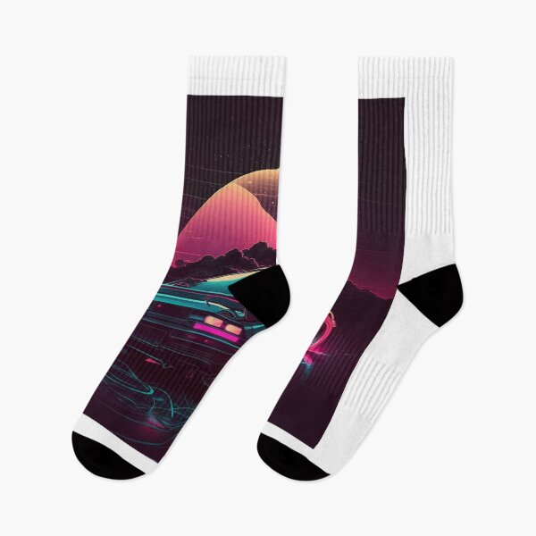 Item preview, Neon 80s Inspired Toyota Synthwave designed and sold by yaekus.