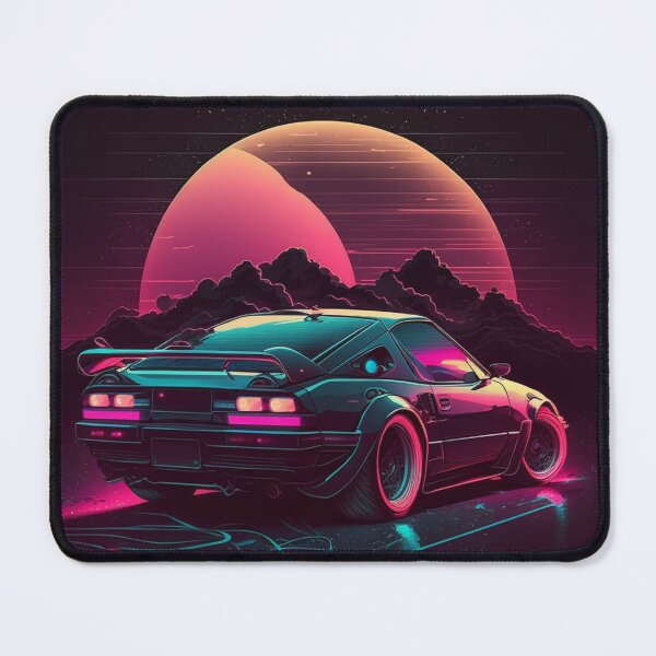 Item preview, Neon 80s Inspired Toyota Synthwave designed and sold by yaekus.