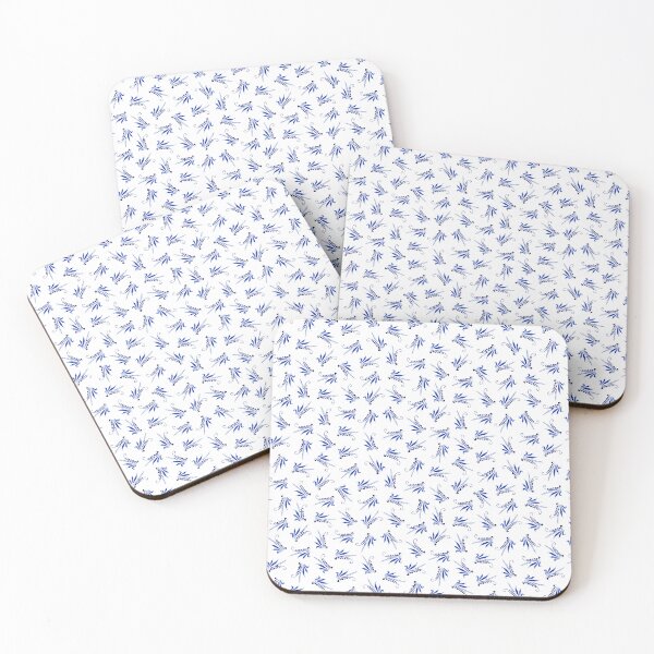 Item preview, Petrikyvka blue twig. An interesting plant print for your creativity, for printing on things, on fabric designed and sold by Sunflower-7.