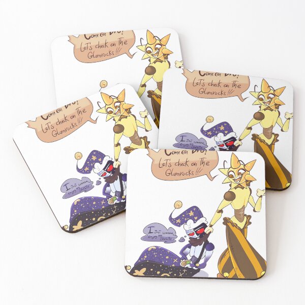 Item preview, sundrop and moondrop fnaf stiker  designed and sold by marrelreenenk.