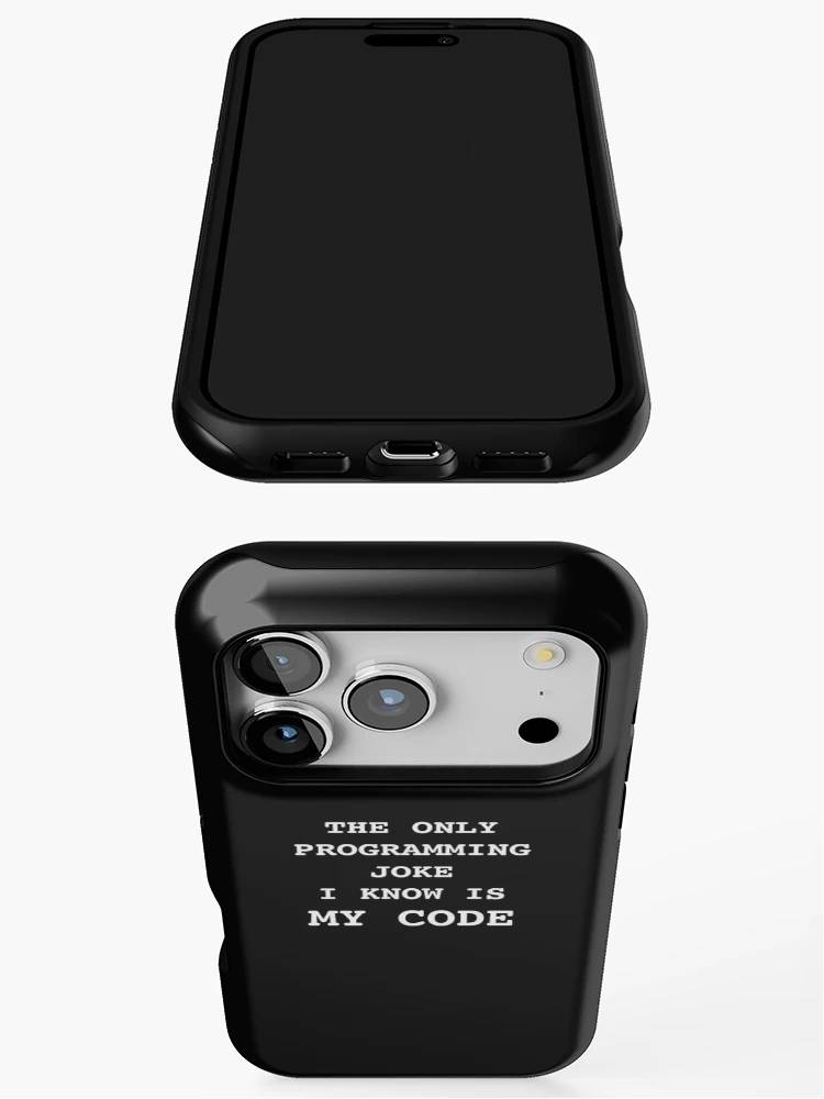 Thumbnail 3 of 4, iPhone Case, My Code - Programming Joke designed and sold by KeepOnCoding.