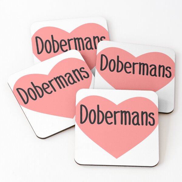 Item preview, Heart dobermans  sticker designed and sold by pacahchitimi.