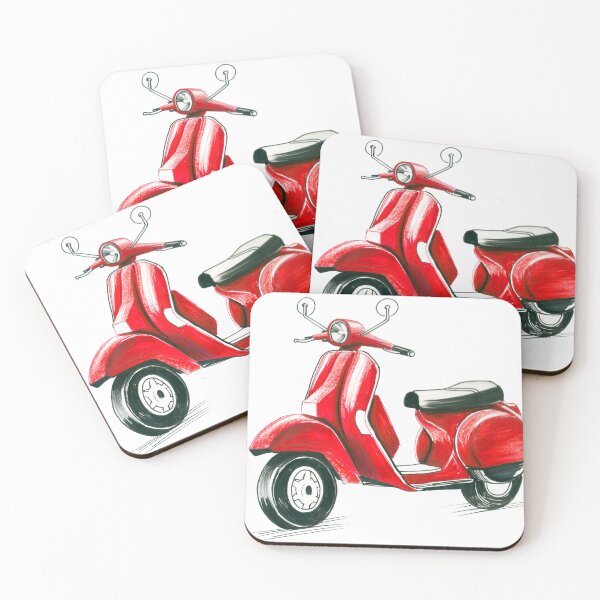 Item preview, Red scooter designed and sold by AlexBlackSea.