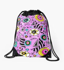 Patterns and shapes Drawstring Bag