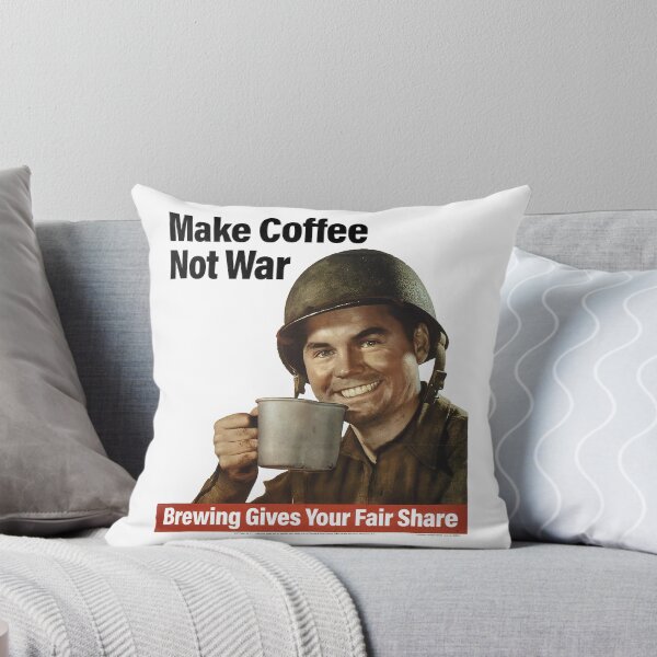 Item preview, MAKE COFFEE NOT WAR designed and sold by OBJETDART.