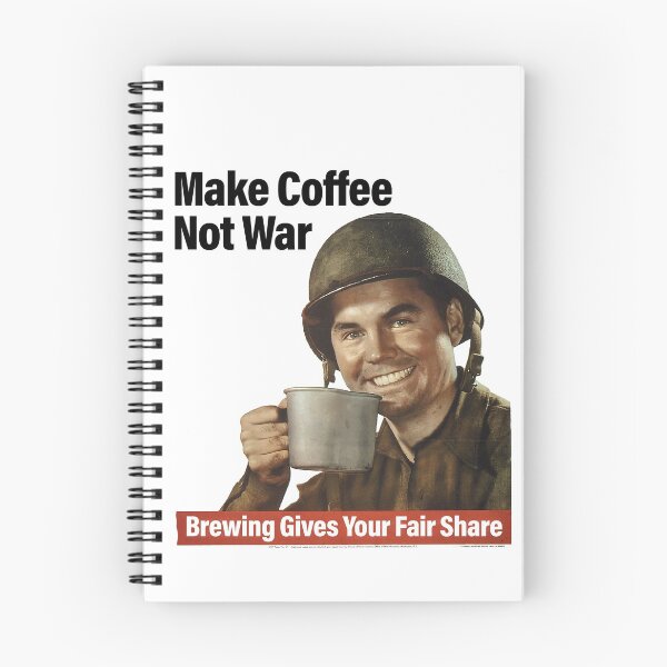 Item preview, MAKE COFFEE NOT WAR designed and sold by OBJETDART.
