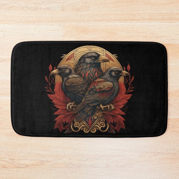 Item preview, Huginn and Muninn Viking Ravens designed and sold by Odd World.