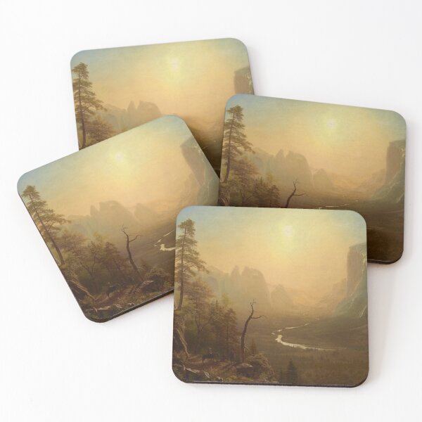 Item preview, Yosemite Valley, Glacier Point Trail by Albert Bierstadt, 1873 designed and sold by Vintage Wall Art.