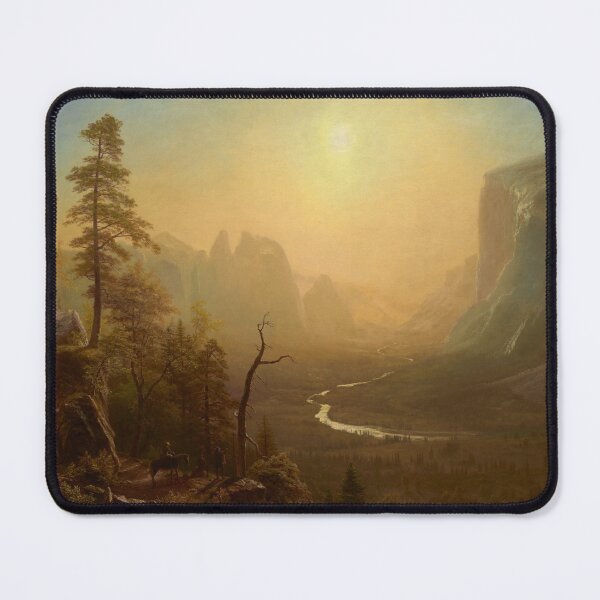 Item preview, Yosemite Valley, Glacier Point Trail by Albert Bierstadt, 1873 designed and sold by Vintage Wall Art.