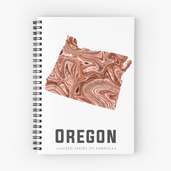 Item preview, Oregon Map Art Abstract in Brown designed and sold by Studio Grafiikka.