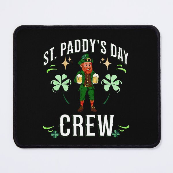 Item preview, St Paddy's Day Crew Beer Clover Shamrock Leprechaun St Patrick's Day Lucky designed and sold by CarantinedChaos.
