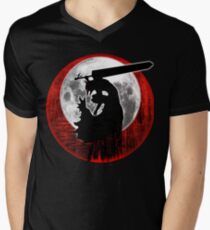 Black Swordsman armor Men's V-Neck T-Shirt