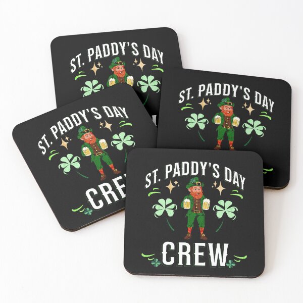 Item preview, St Paddy's Day Crew Beer Clover Shamrock Leprechaun St Patrick's Day Lucky  designed and sold by CarantinedChaos.