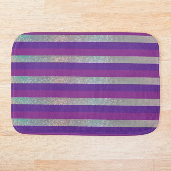 Aperçu de l'œuvre Motif rayures violet et argent créée et vendue par ColorZoo.