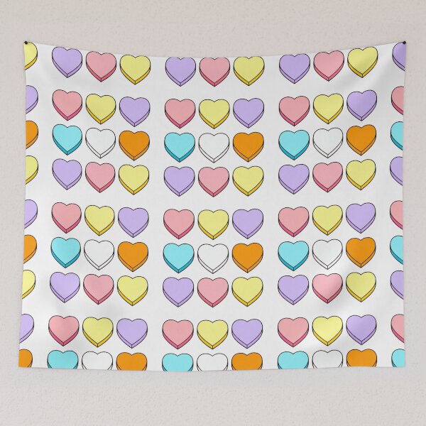 Item preview, Candy Heart Sticker Set designed and sold by MonkeyBizness.