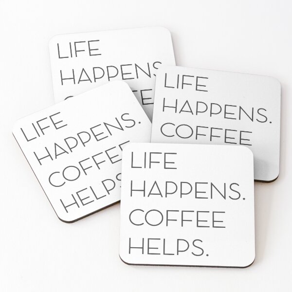 Item preview, Life Happens. Coffee Helps. designed and sold by smalltownfaith.