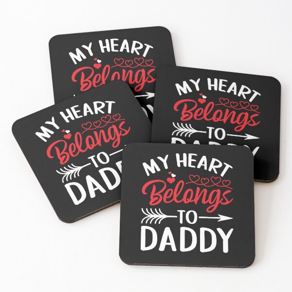 Item preview, My Heart Belongs To Daddy - Cute Valentine's Day Design for Kids by FanityPrints designed and sold by FanityPrints.