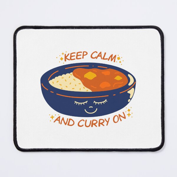 Item preview, Funny Indian Curry Pun - Keep Calm and Curry On designed and sold by greenoriginals.